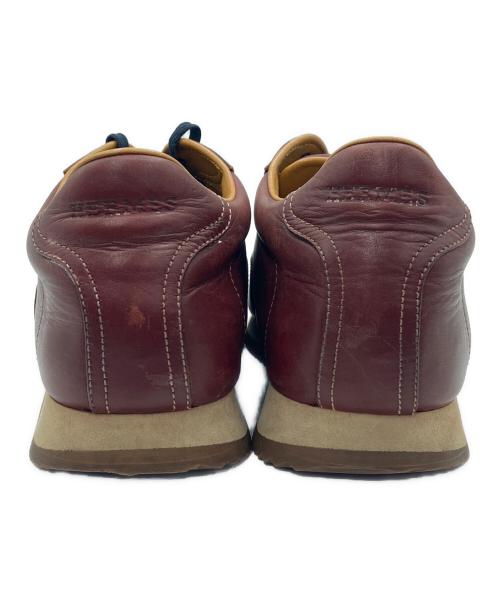 HERMES（エルメス）HERMES (エルメス) クイック レザースニーカー ブラウン サイズ:43の古着・服飾アイテム