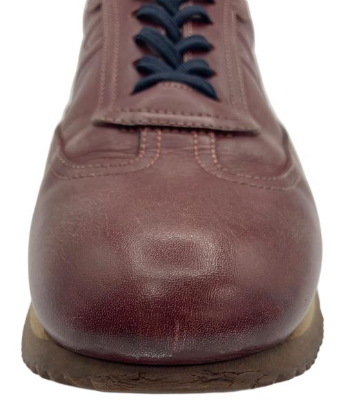 HERMES（エルメス）HERMES (エルメス) クイック レザースニーカー ブラウン サイズ:43の古着・服飾アイテム