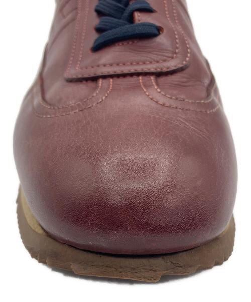 HERMES（エルメス）HERMES (エルメス) クイック レザースニーカー ブラウン サイズ:43の古着・服飾アイテム