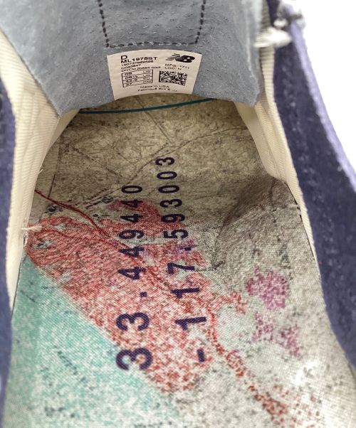 NEW BALANCE（ニューバランス）NEW BALANCE (ニューバランス) Stance (スタンス) スニーカー ブルー×ベージュ サイズ:27cmの古着・服飾アイテム