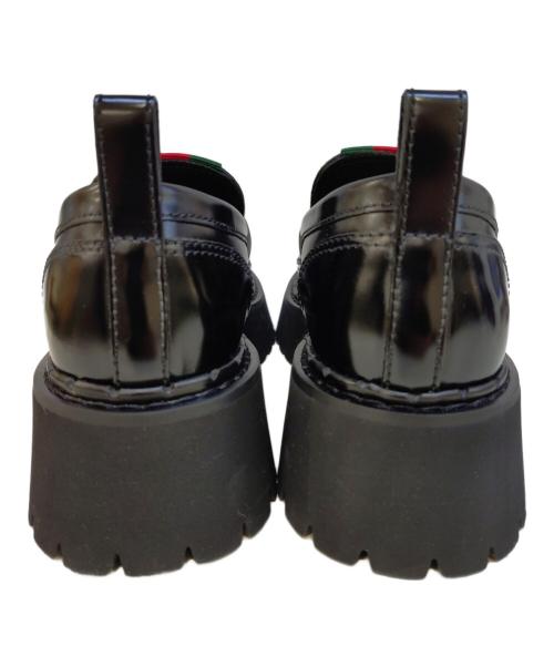 GUCCI（グッチ）GUCCI (グッチ) ローファー ブラック サイズ:37 1/2の古着・服飾アイテム