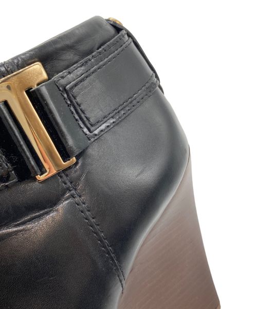 TORY BURCH（トリーバーチ）TORY BURCH (トリーバーチ) ショートブーツ ブラック サイズ:7Mの古着・服飾アイテム