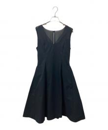 FOXEY NEWYORK（フォクシーニューヨーク）の古着「Vネックワンピース」｜ブラック