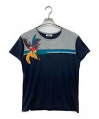 VALENTINOヴァレンティノ）の古着「パームツリーTシャツ」｜ネイビー