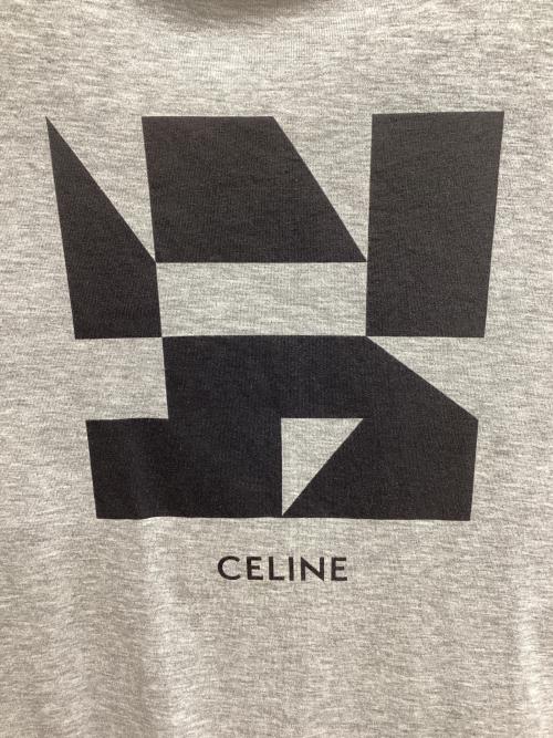 CELINE（セリーヌ）CELINE (セリーヌ) GEOMETRIC PRINT グレー サイズ:Lの古着・服飾アイテム