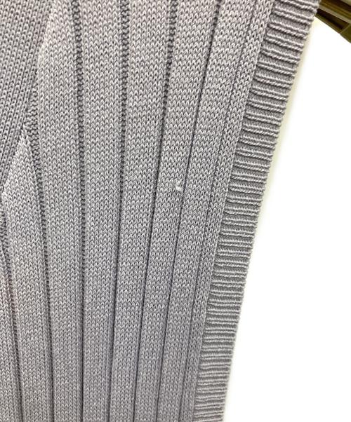 Snidel（スナイデル）Snidel (スナイデル) ノースリフロントボタンニットワンピース ラベンダー サイズ:SIZEFREE 未使用品の古着・服飾アイテム