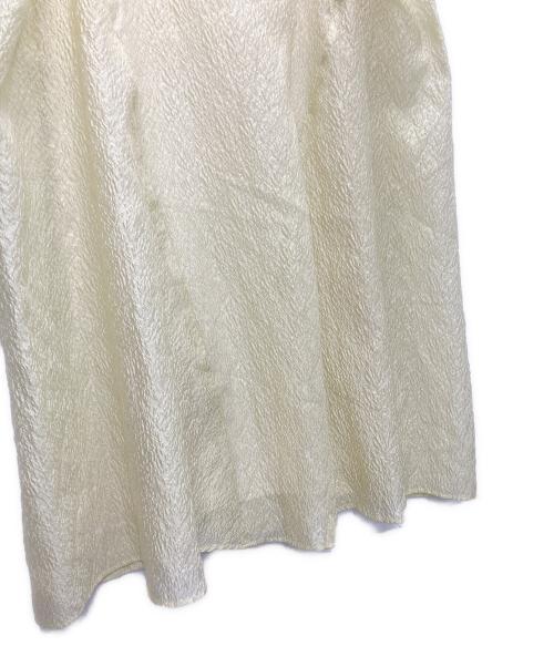 Mila Owen（ミラオーウェン）Mila Owen (ミラオーウェン) カットレイヤードパネルボリュームワンピース イエロー×ホワイト サイズ:SIZE0 未使用品の古着・服飾アイテム