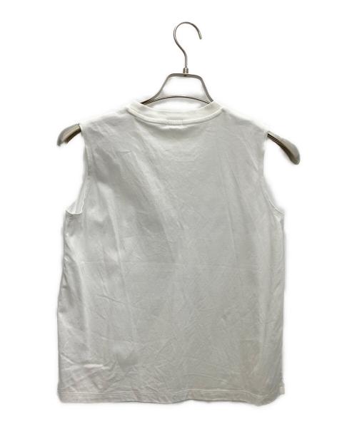 Mila Owen（ミラオーウェン）Mila Owen (ミラオーウェン) カットレイヤードパネルボリュームワンピース イエロー×ホワイト サイズ:SIZE0 未使用品の古着・服飾アイテム