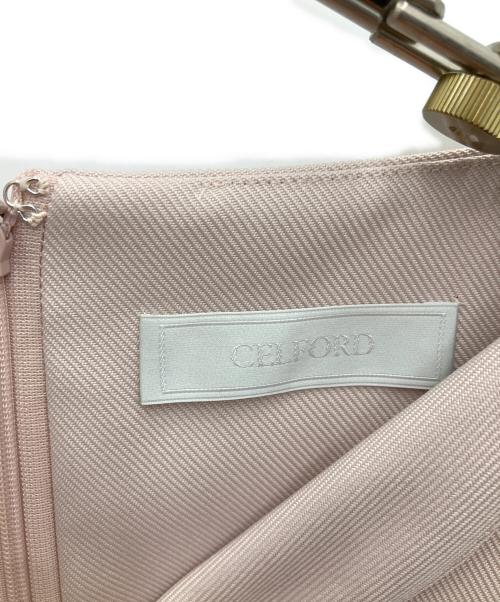 CELFORD（セルフォード）CELFORD (セルフォード) ハートネックオールインワン ピンク サイズ:36の古着・服飾アイテム