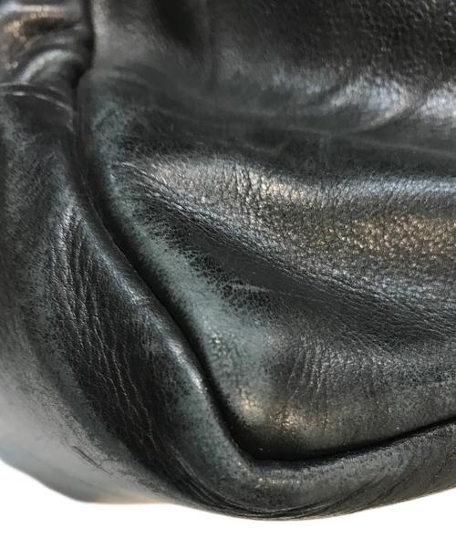 Jas-M.B.（ジャスエムビー）Jas-M.B. (ジャスエムビー) レザーボストンバッグ ブラックの古着・服飾アイテム