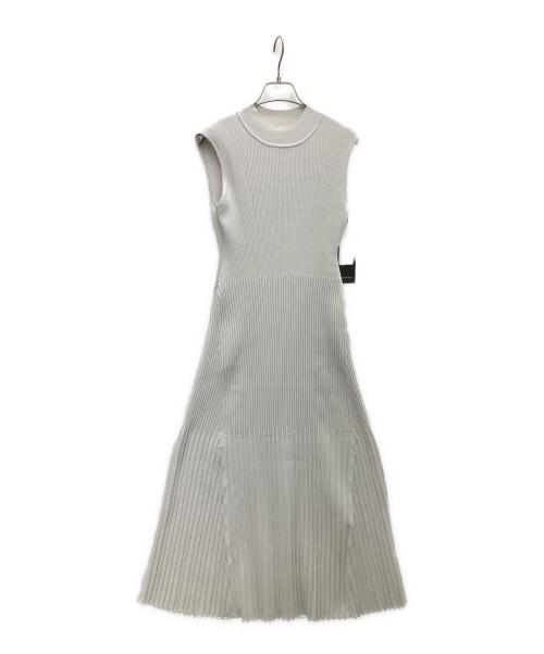 anuans（アニュアンス）anuans (アニュアンス) セミマーメイドニットワンピース アイスグレー サイズ:M 未使用品の古着・服飾アイテム