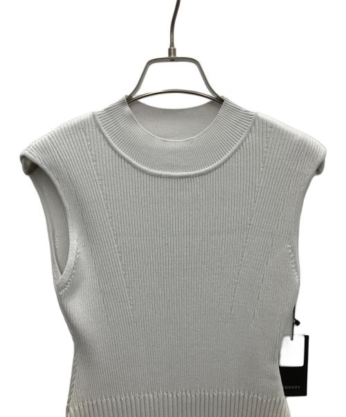 anuans（アニュアンス）anuans (アニュアンス) セミマーメイドニットワンピース アイスグレー サイズ:M 未使用品の古着・服飾アイテム