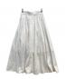 UNITED ARROWS (ユナイテッドアローズ) OPAL ボリューム フレアスカート ホワイト サイズ:38 未使用品：3000円