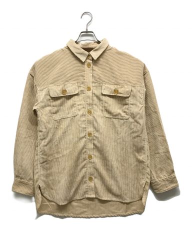新品タグ付き美品 トゥデイフル TODAYFUL コーデュロイシャツ ベージュ 中古・古着通販】TODAYFUL (トゥデイフル) コーデュロイシャツ