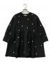 CADUNE（カデュネ）の古着「ドットペプラムニット」｜ブラック
