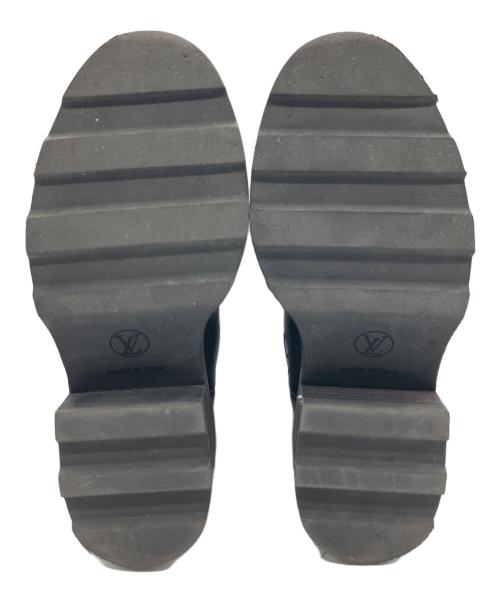 LOUIS VUITTON（ルイ ヴィトン）LOUIS VUITTON (ルイ ヴィトン) モノグラム サイドゴア チェルシーブーツ ブラック サイズ:36 1/2の古着・服飾アイテム