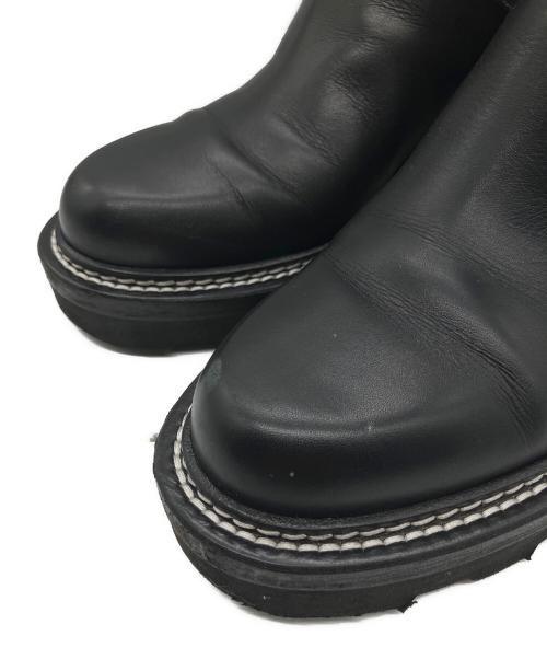 LOUIS VUITTON（ルイ ヴィトン）LOUIS VUITTON (ルイ ヴィトン) モノグラム サイドゴア チェルシーブーツ ブラック サイズ:36 1/2の古着・服飾アイテム