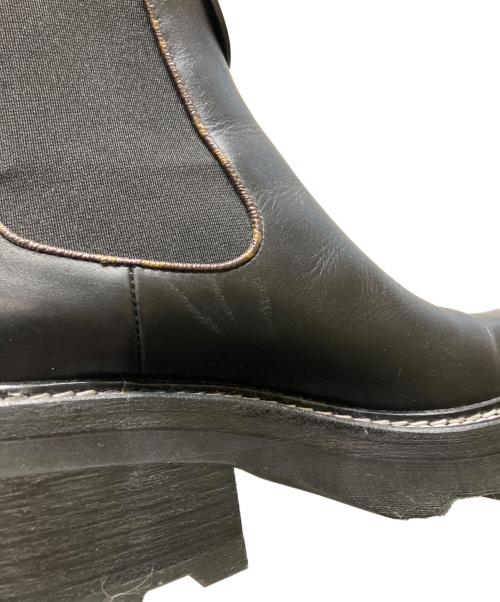 LOUIS VUITTON（ルイ ヴィトン）LOUIS VUITTON (ルイ ヴィトン) モノグラム サイドゴア チェルシーブーツ ブラック サイズ:36 1/2の古着・服飾アイテム