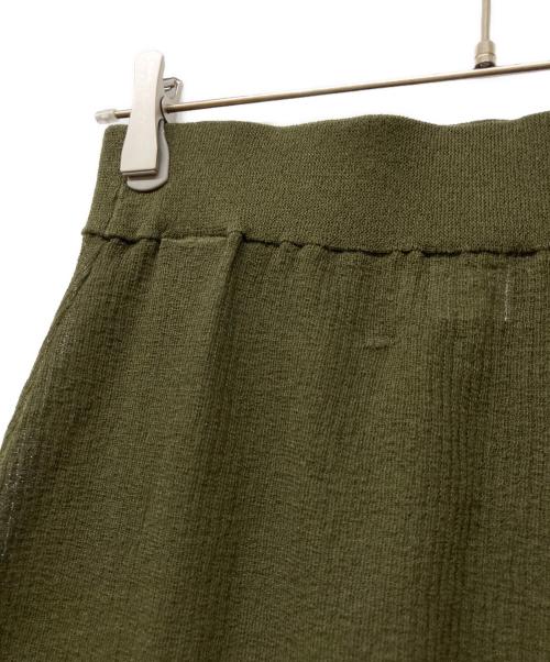 IENA（イエナ）IENA (イエナ) TSUJI NAOKO ニットタイトスカート グリーン サイズ:Freeの古着・服飾アイテム