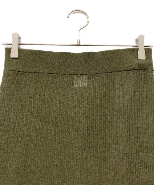 IENA（イエナ）IENA (イエナ) TSUJI NAOKO ニットタイトスカート グリーン サイズ:Freeの古着・服飾アイテム