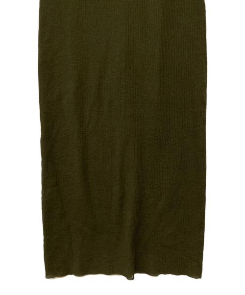 IENA（イエナ）IENA (イエナ) TSUJI NAOKO ニットタイトスカート グリーン サイズ:Freeの古着・服飾アイテム