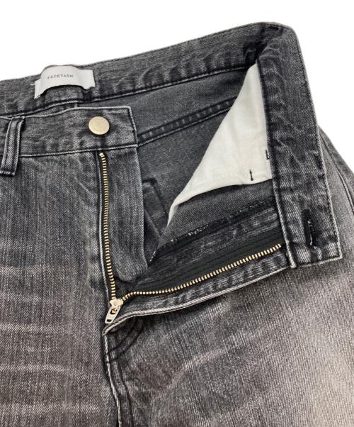 FACETASM（ファセッタズム）FACETASM (ファセッタズム) SLIT DENIM PANTS ブラック サイズ:3の古着・服飾アイテム