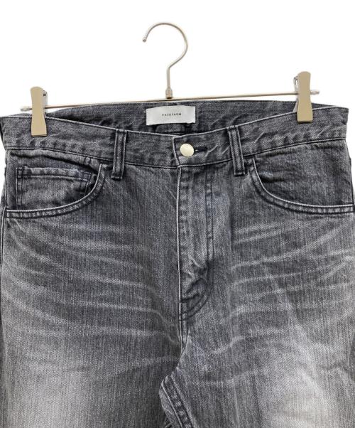 FACETASM（ファセッタズム）FACETASM (ファセッタズム) SLIT DENIM PANTS ブラック サイズ:3の古着・服飾アイテム