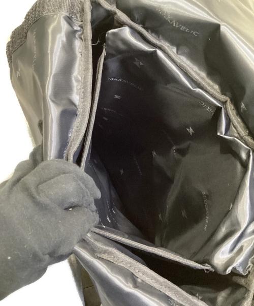 MAKAVELIC（マキャベリック）MAKAVELIC (マキャベリック) ロールトップバックパック ブラックの古着・服飾アイテム
