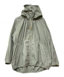 green label relaxing（グリーンレーベルリラクシング）の古着「ギャザー フード ブルゾン」｜カーキ