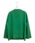 BALLSEY (ボールジィ) ニードルジャージーノーカラージャケット グリーン サイズ:36：7000円