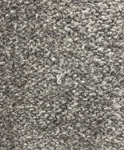 MACPHEE（マカフィー）MACPHEE (マカフィー) ムートンクルーネックカーディガン グレー サイズ:Sの古着・服飾アイテム