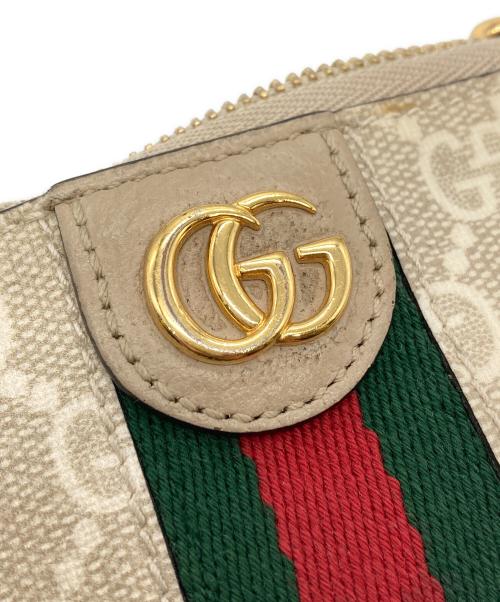GUCCI（グッチ）GUCCI (グッチ) オフィディア キーケース ベージュ＆オートミールの古着・服飾アイテム