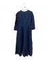susuri (ススリ) ブラックルースター リネンブレンドワンピース ネイビー サイズ:M：10000円
