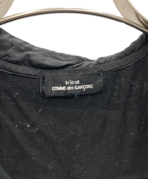 tricot COMME des GARCONS（トリココムデギャルソン）tricot COMME des GARCONS (トリココムデギャルソン) 製品染めブラウス ブラック サイズ:Mの古着・服飾アイテム