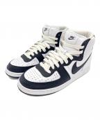 NIKE×COMME des GARCONS HOMME PLUSナイキ×コムデギャルソンオムプリュス）の古着「ハイカットスニーカー」｜ブラック×ホワイト