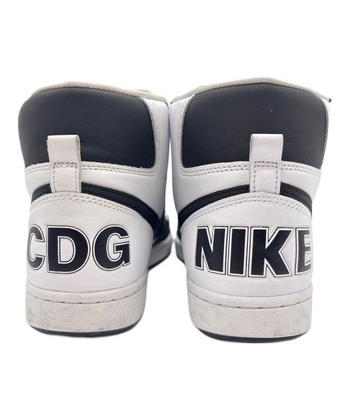 NIKE（ナイキ）NIKE (ナイキ) COMME des GARCONS HOMME PLUS (コムデギャルソンオムプリュス) ハイカットスニーカー ブラック×ホワイト サイズ:25.5㎝の古着・服飾アイテム