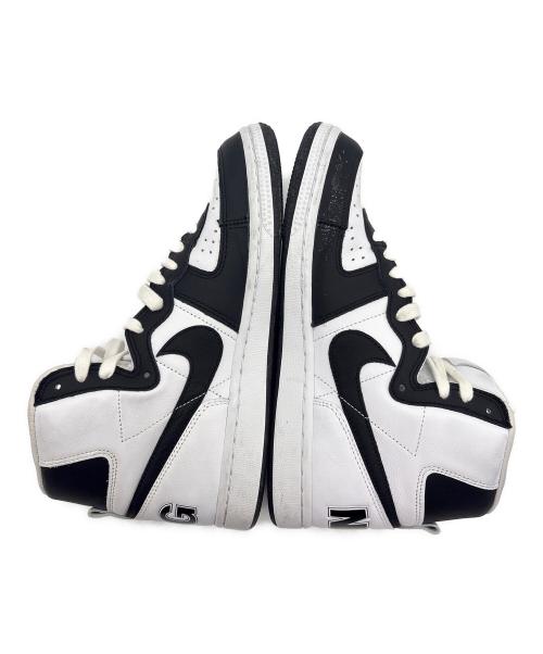 NIKE（ナイキ）NIKE (ナイキ) COMME des GARCONS HOMME PLUS (コムデギャルソンオムプリュス) ハイカットスニーカー ブラック×ホワイト サイズ:25.5㎝の古着・服飾アイテム