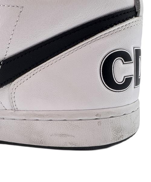 NIKE（ナイキ）NIKE (ナイキ) COMME des GARCONS HOMME PLUS (コムデギャルソンオムプリュス) ハイカットスニーカー ブラック×ホワイト サイズ:25.5㎝の古着・服飾アイテム