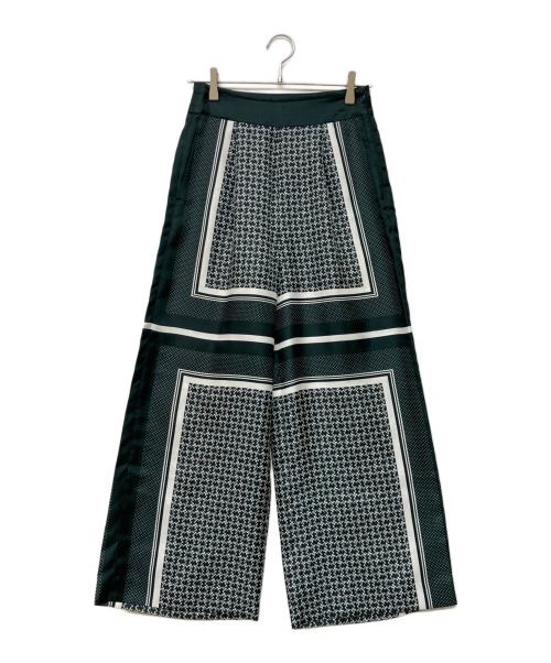 UNITED ARROWS（ユナイテッドアローズ）UNITED ARROWS (ユナイテッドアローズ) UBCB P PNL/PRT WIDE PANTS ダークグリーン サイズ:36の古着・服飾アイテム