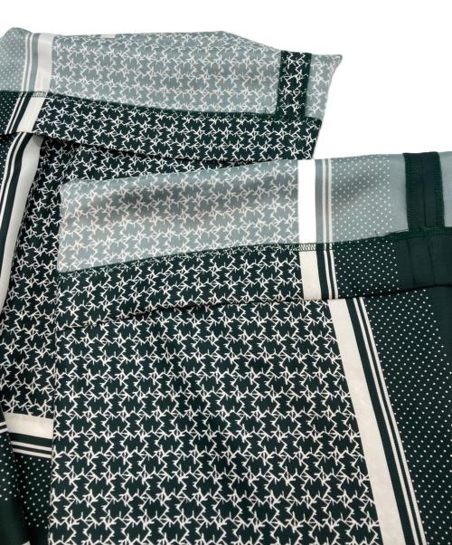 UNITED ARROWS（ユナイテッドアローズ）UNITED ARROWS (ユナイテッドアローズ) UBCB P PNL/PRT WIDE PANTS ダークグリーン サイズ:36の古着・服飾アイテム