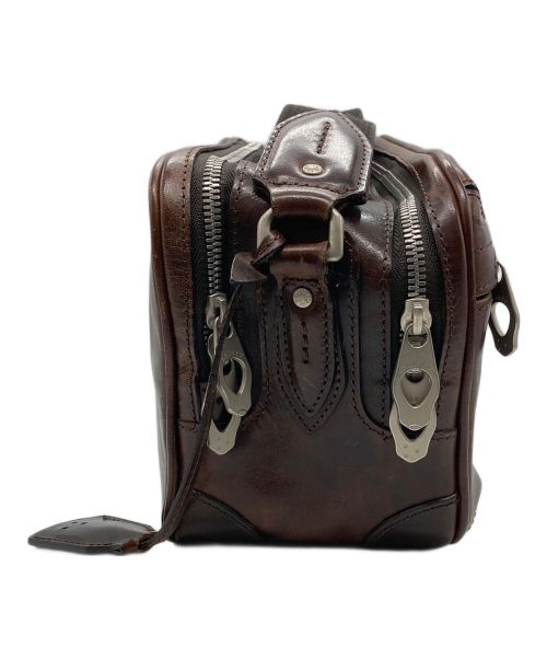 aniary（アニアリ）aniary (アニアリ) レザーショルダーバッグ ブラウンの古着・服飾アイテム