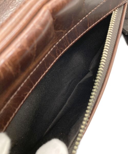 aniary（アニアリ）aniary (アニアリ) レザーショルダーバッグ ブラウンの古着・服飾アイテム