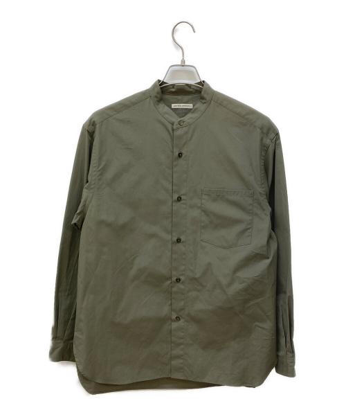 UNITED ARROWS（ユナイテッドアローズ）UNITED ARROWS (ユナイテッドアローズ) トーマスメイソンバンドカラーシャツ ベージュ サイズ:Mの古着・服飾アイテム