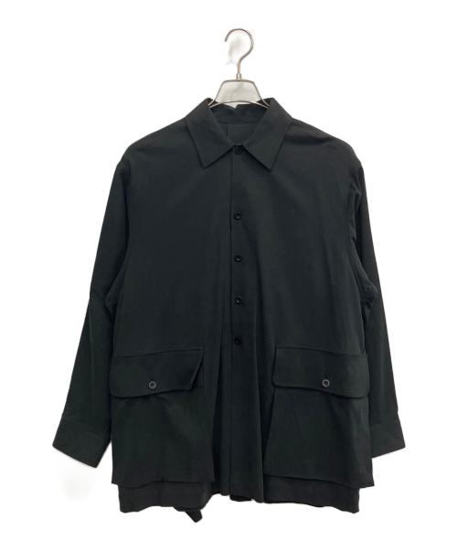 STEVEN ALAN（スティーブンアラン）STEVEN ALAN (スティーブンアラン) ツイル サファリ ジャケット ブラック サイズ:SIZE Sの古着・服飾アイテム