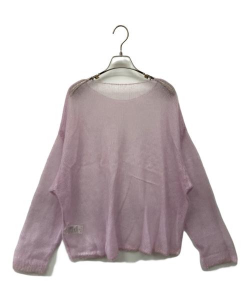 les Tendre（ライテンダー）les Tendre (ライテンダー) see through プルオーバー ピンク サイズ:Fの古着・服飾アイテム