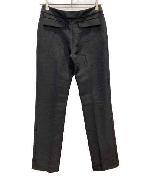 FOXEY（フォクシー）FOXEY (フォクシー) センタープレスストレートパンツ ブラック サイズ:38の古着・服飾アイテム