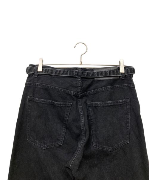 sacai（サカイ）sacai (サカイ) SLIM JEANS WITH BELT ブラック サイズ:3の古着・服飾アイテム