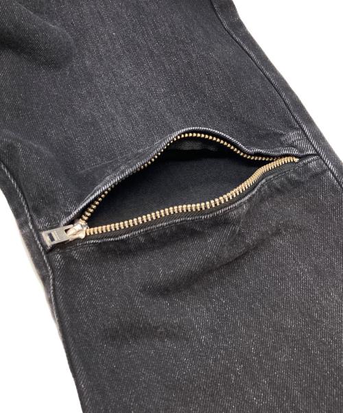 sacai（サカイ）sacai (サカイ) SLIM JEANS WITH BELT ブラック サイズ:3の古着・服飾アイテム