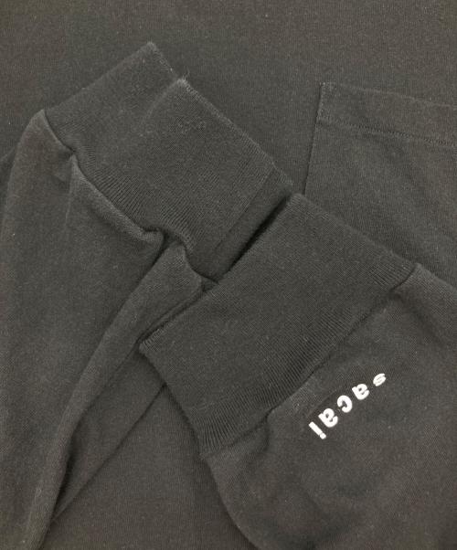 sacai（サカイ）sacai (サカイ) Back Print L/S T-Shirt ブラック サイズ:4の古着・服飾アイテム