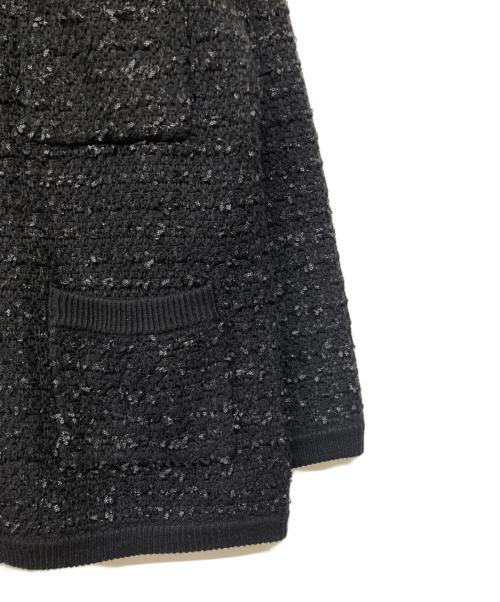 JOURNAL STANDARD relume（ジャーナルスタンダード レリューム）JOURNAL STANDARD relume (ジャーナルスタンダード レリューム) TWEEDYニットジャケット ブラック サイズ:Fの古着・服飾アイテム